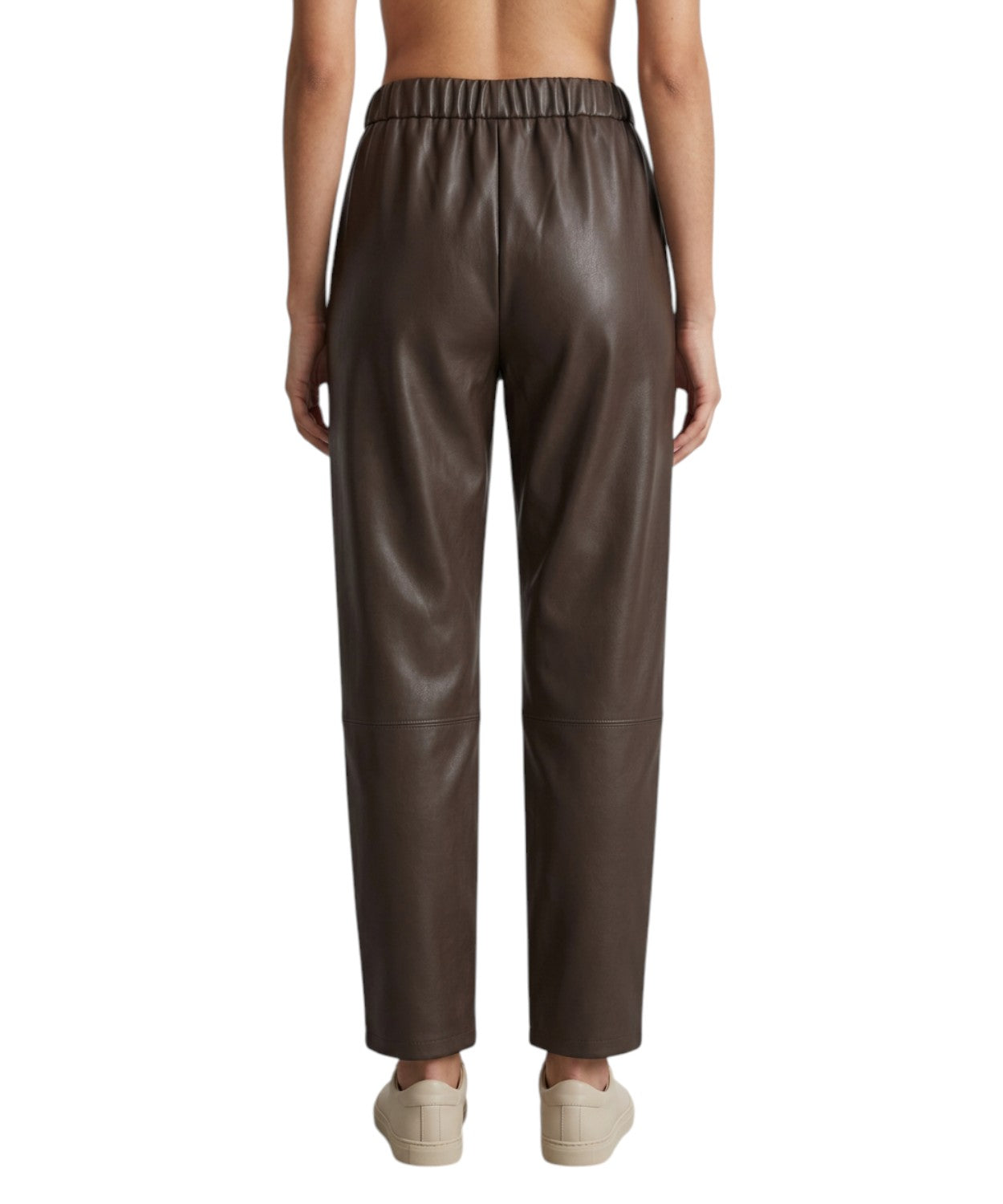 Pantalone LODE in ecopelle gamba larga MM Max Mara