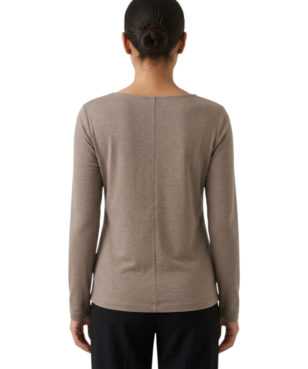 Maglia Marella Donna con Cut-Out e Dettaglio Gioiello