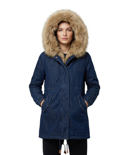 Giacca donna MC2 Saint Barth Brenna in cotone denim