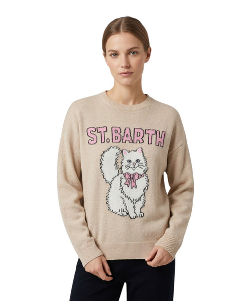 Maglia Girocollo Tessa in Misto Cashmere