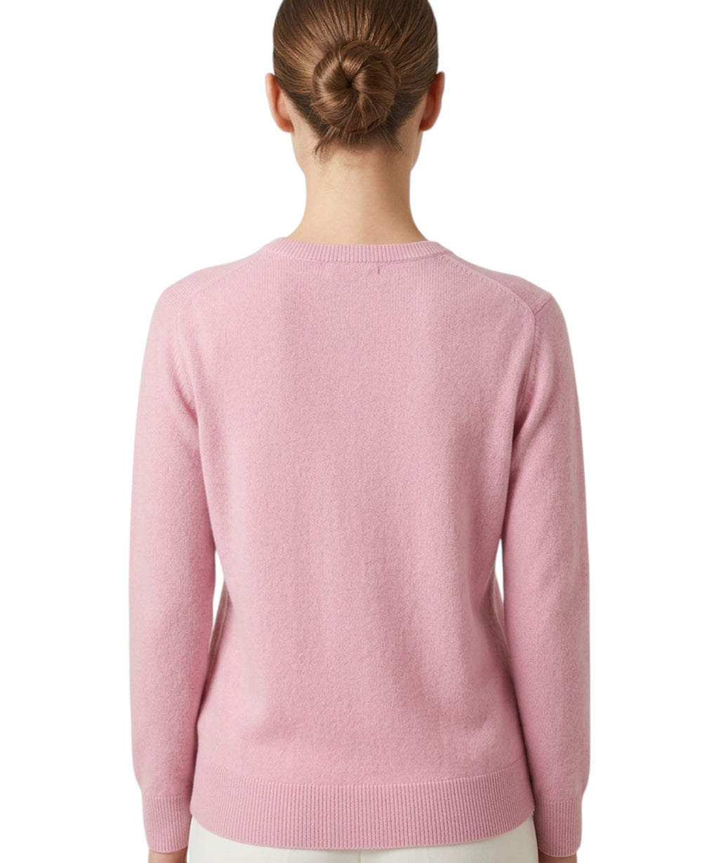 Maglione Alpaca New Queen con Scritta Strass VIZIATA