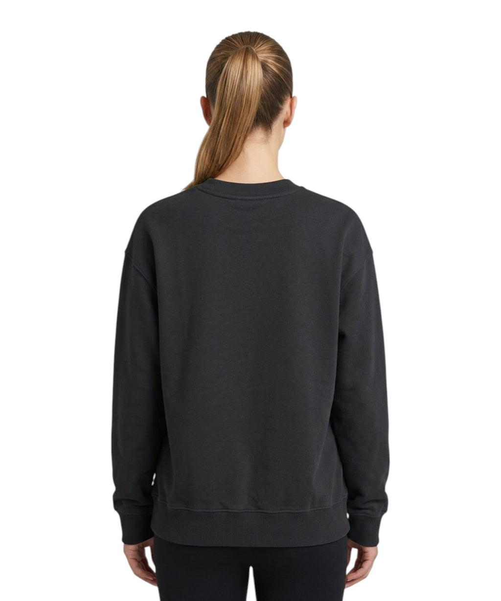 Felpa Donna Dondup Oversize con Logo Strass