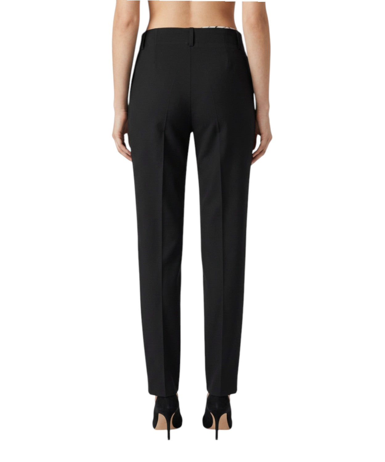 Pantalone Slim Fit EPOCA in Twill Stretch con Vita Alta