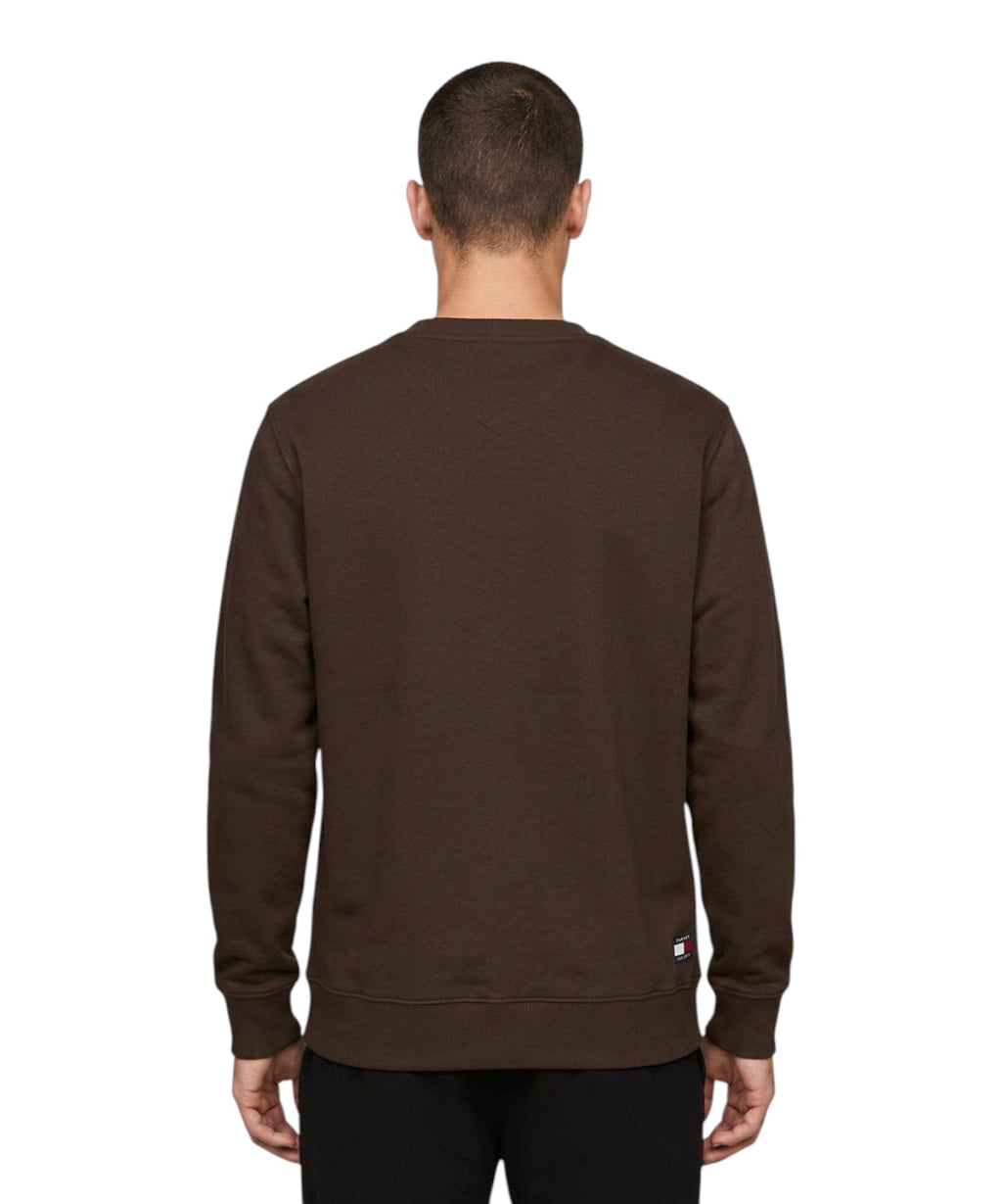 Felpa Uomo Dondup con Logo Ricamato e Regular Fit