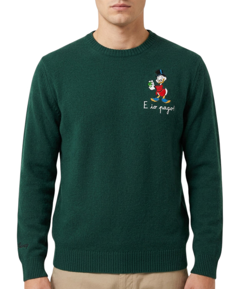 Sweter Heron Light z haftem Zio Paperone