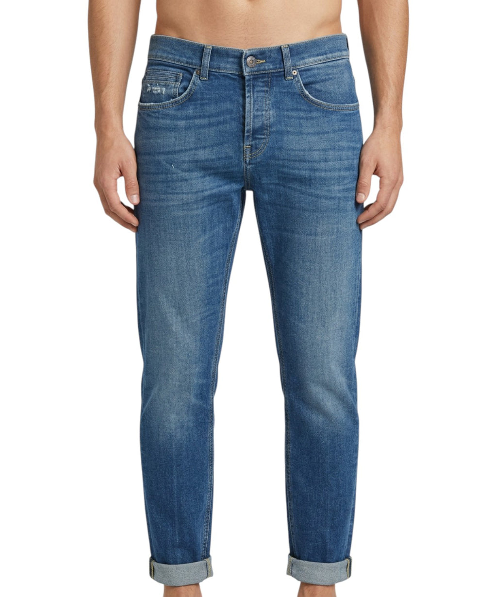 Jeans Uomo Slim Fit Dondup GOTS 11 Oz
