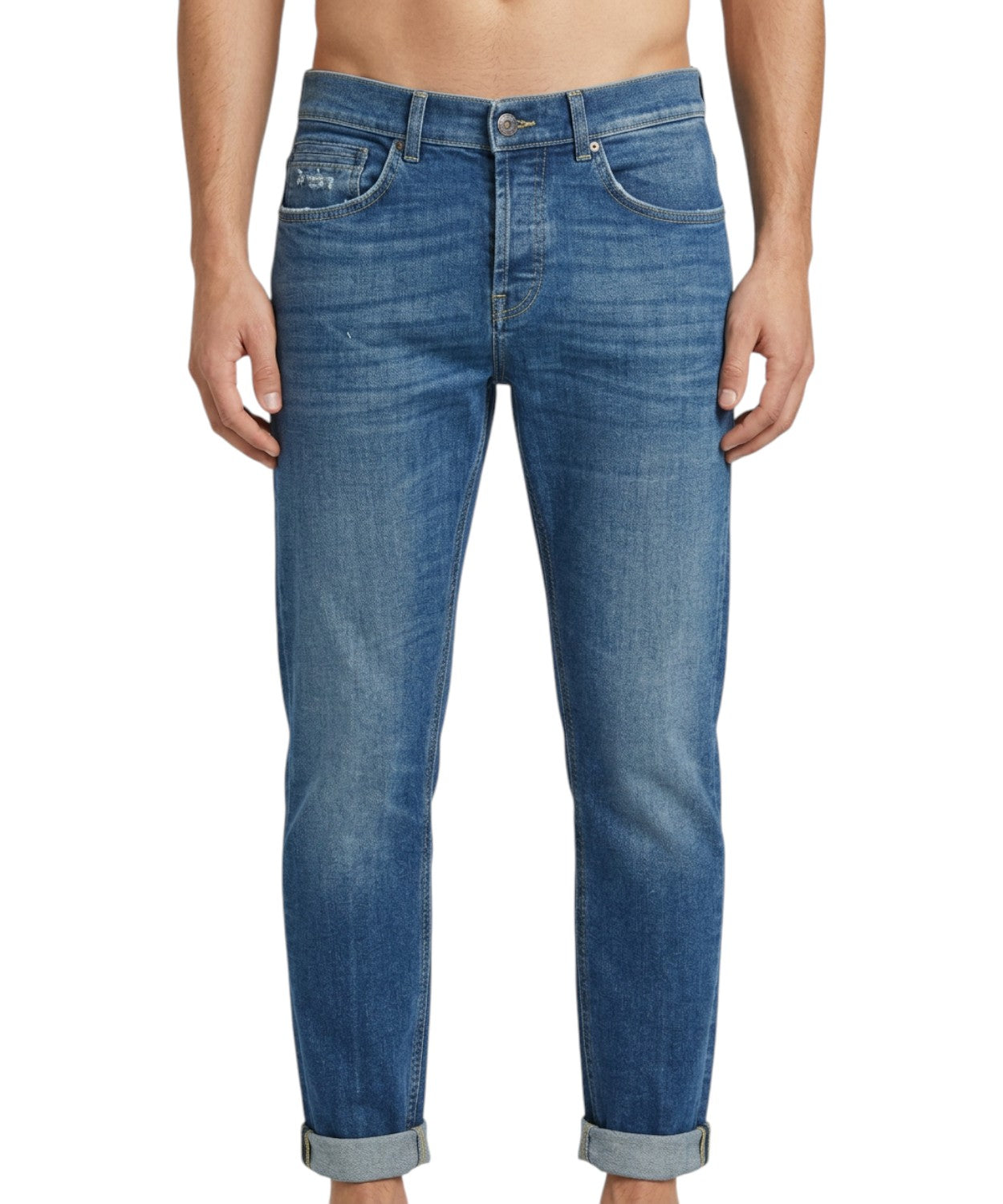 Jeans Uomo Slim Fit Dondup GOTS 11 Oz