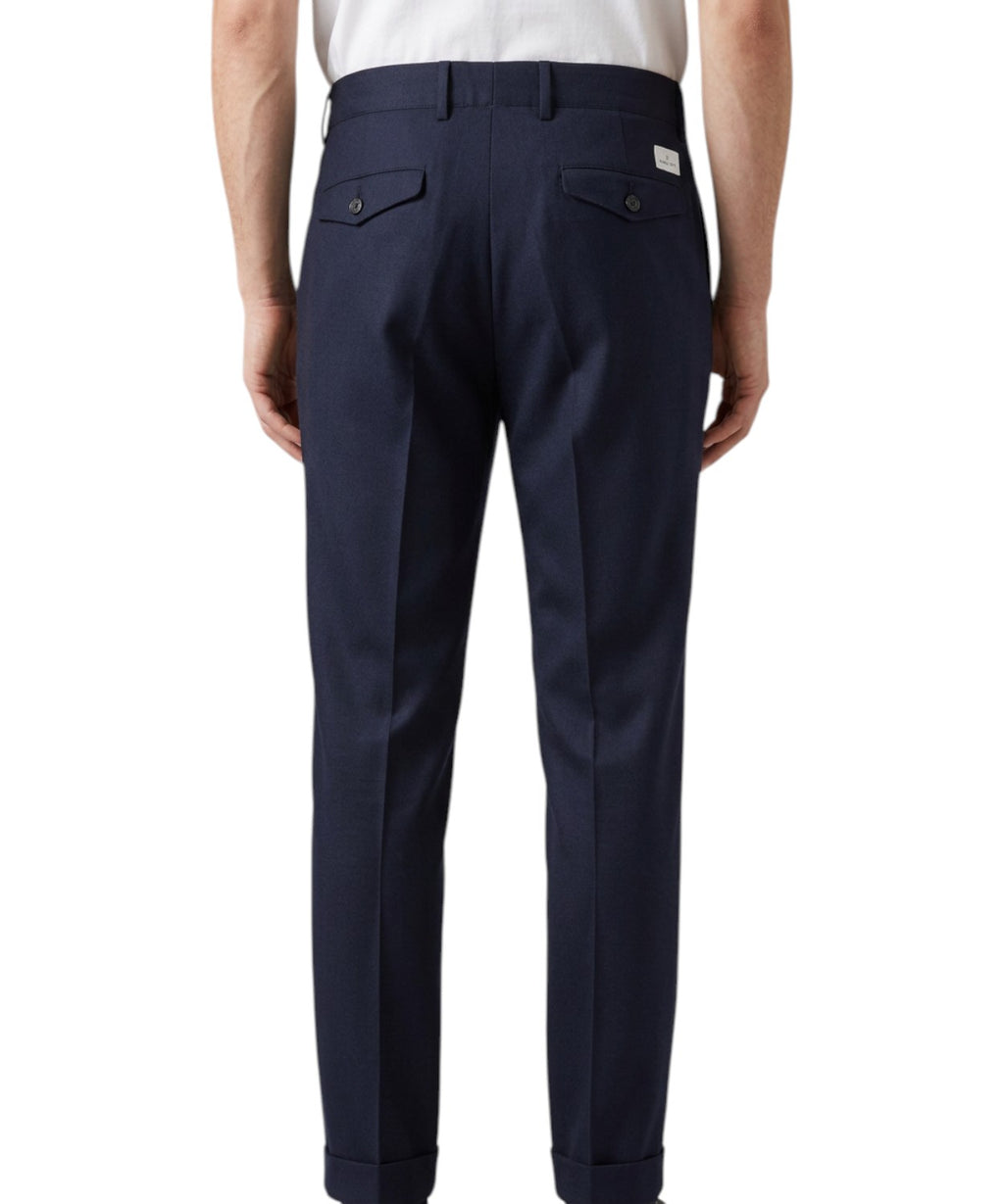 Pantalone Uomo Manuel Ritz Tokyo in Lana Vergine Stretch