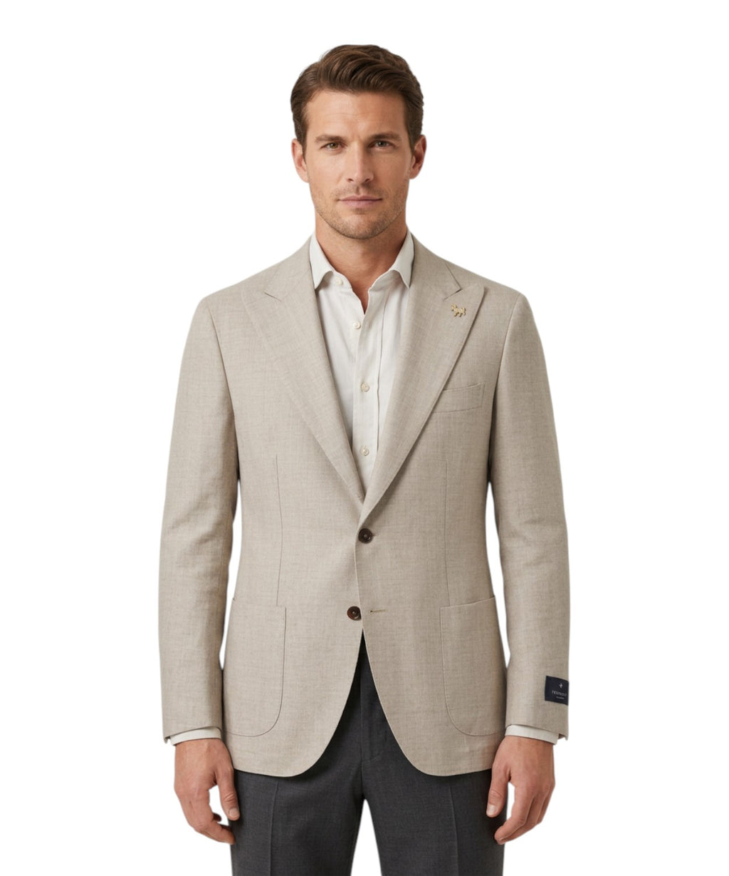 Giacca Uomo Monopetto in Lana Stretch di Tombolini