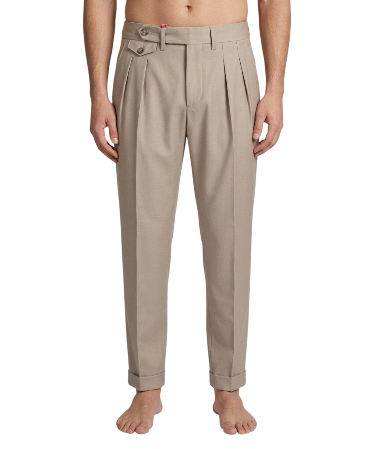 Pantalone Uomo Manuel Ritz Tokyo in Lana Vergine Stretch