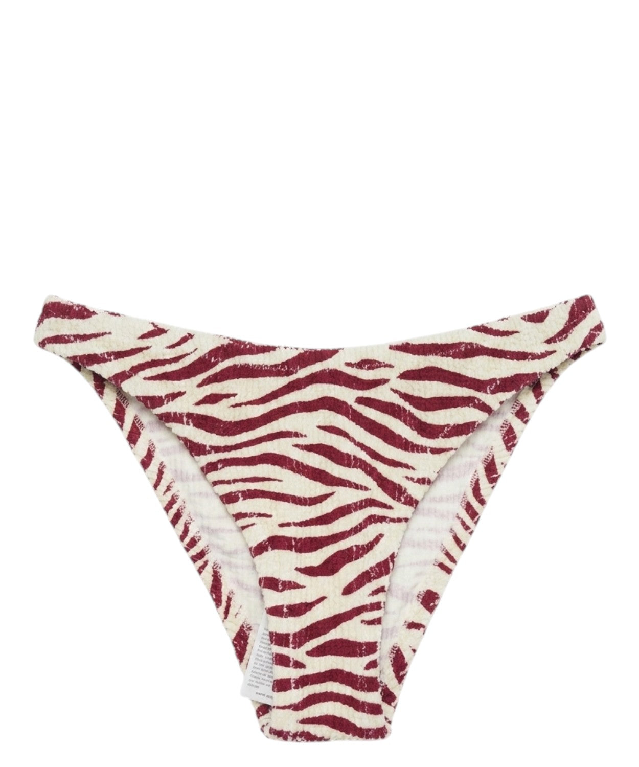Slip bikini donna Elise crinkle zebra