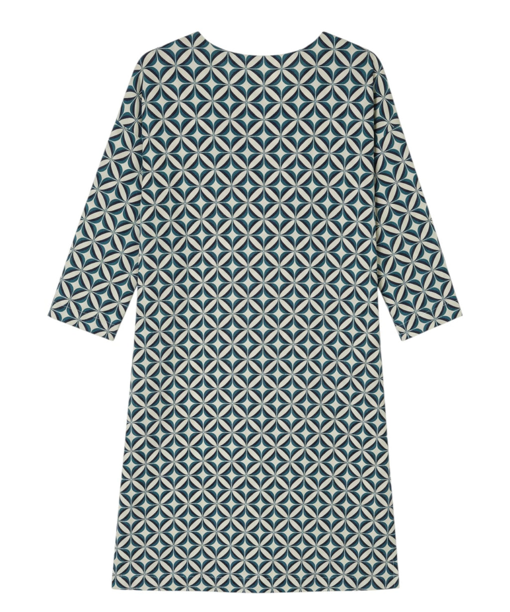 Max Mara Beachwear Dress with Jacquard Pattern