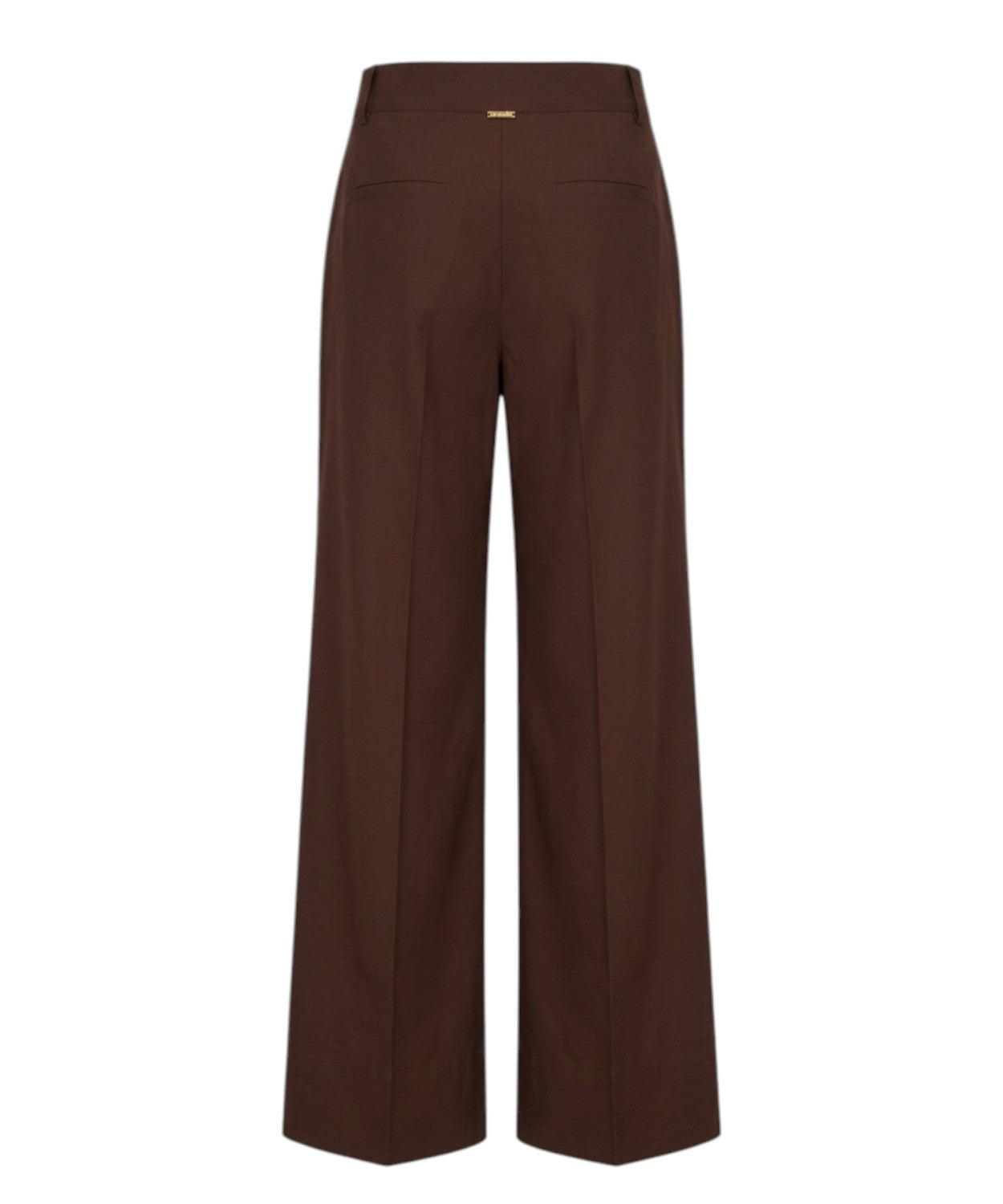 Pantalone Twinset in Cotone con Gamba Larga