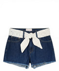 Shorts de verano para mujer MC2 Saint Barth en sangallo