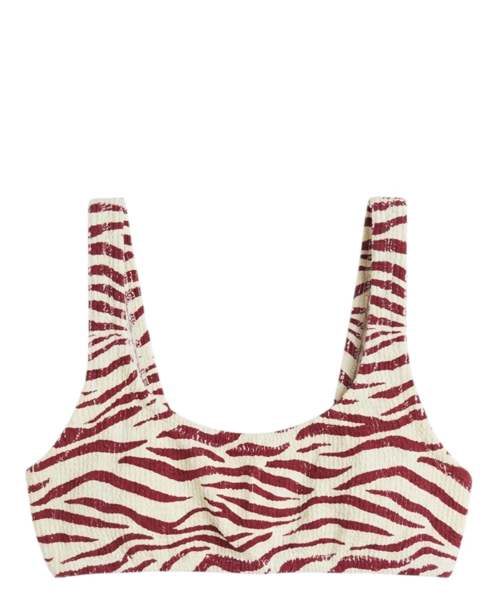 Top bikini donna crinkle Naima bralette Mc2 Saint Barth