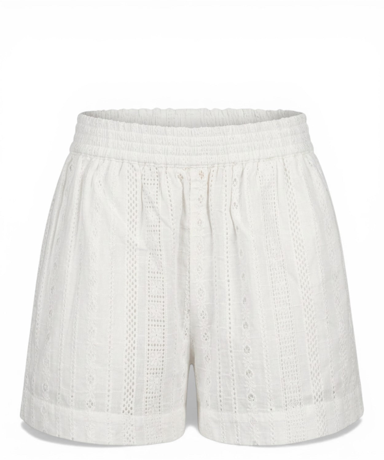 Shorts donna MC2 Saint Barth in pizzo sangallo