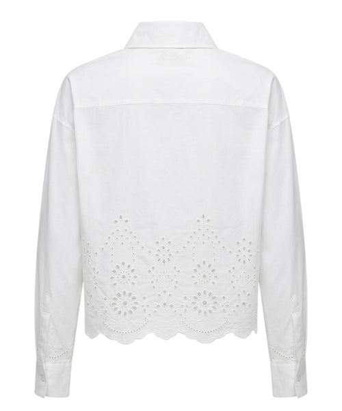 Camicia Oriane MC2 Saint Barth in Pizzo sangallo