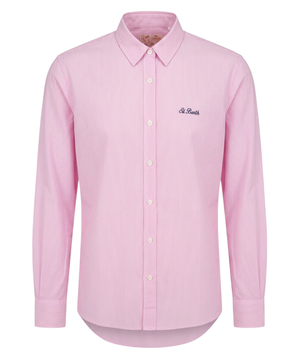 Brigitte Poplin Shirt with Bella e Impossibile Embroidery