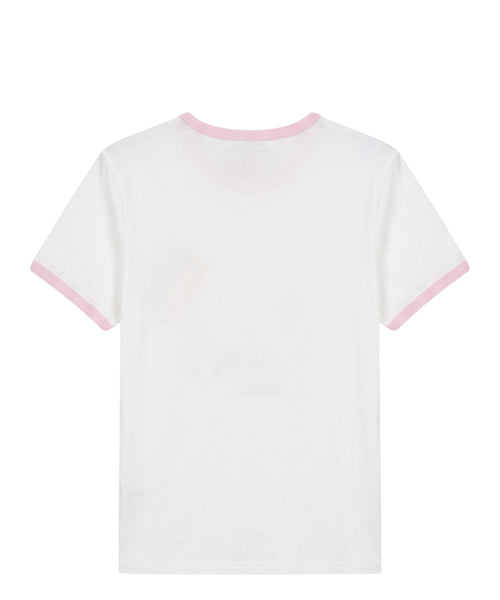 T-shirt Emilie MC2 Saint Barth met Snoopy Padel borduurwerk
