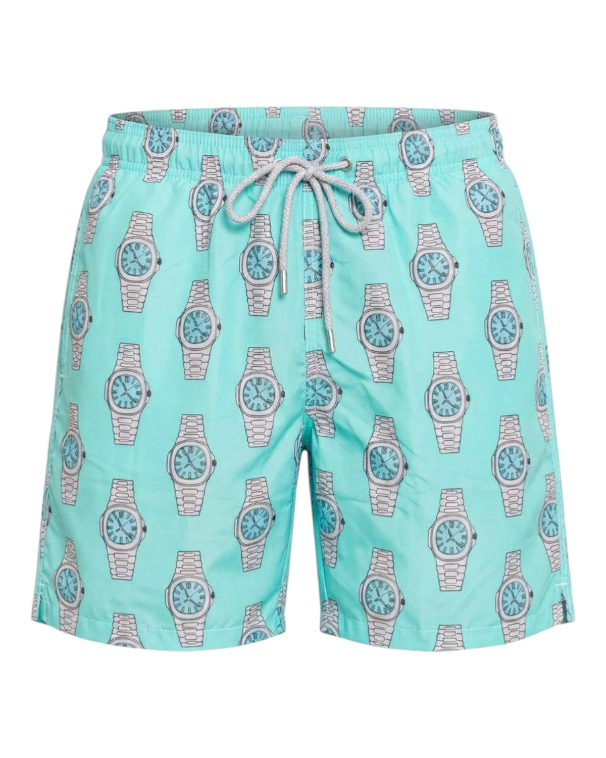 Pantaloncini da Bagno Mc2 Saint Barth con Stampa Orologi