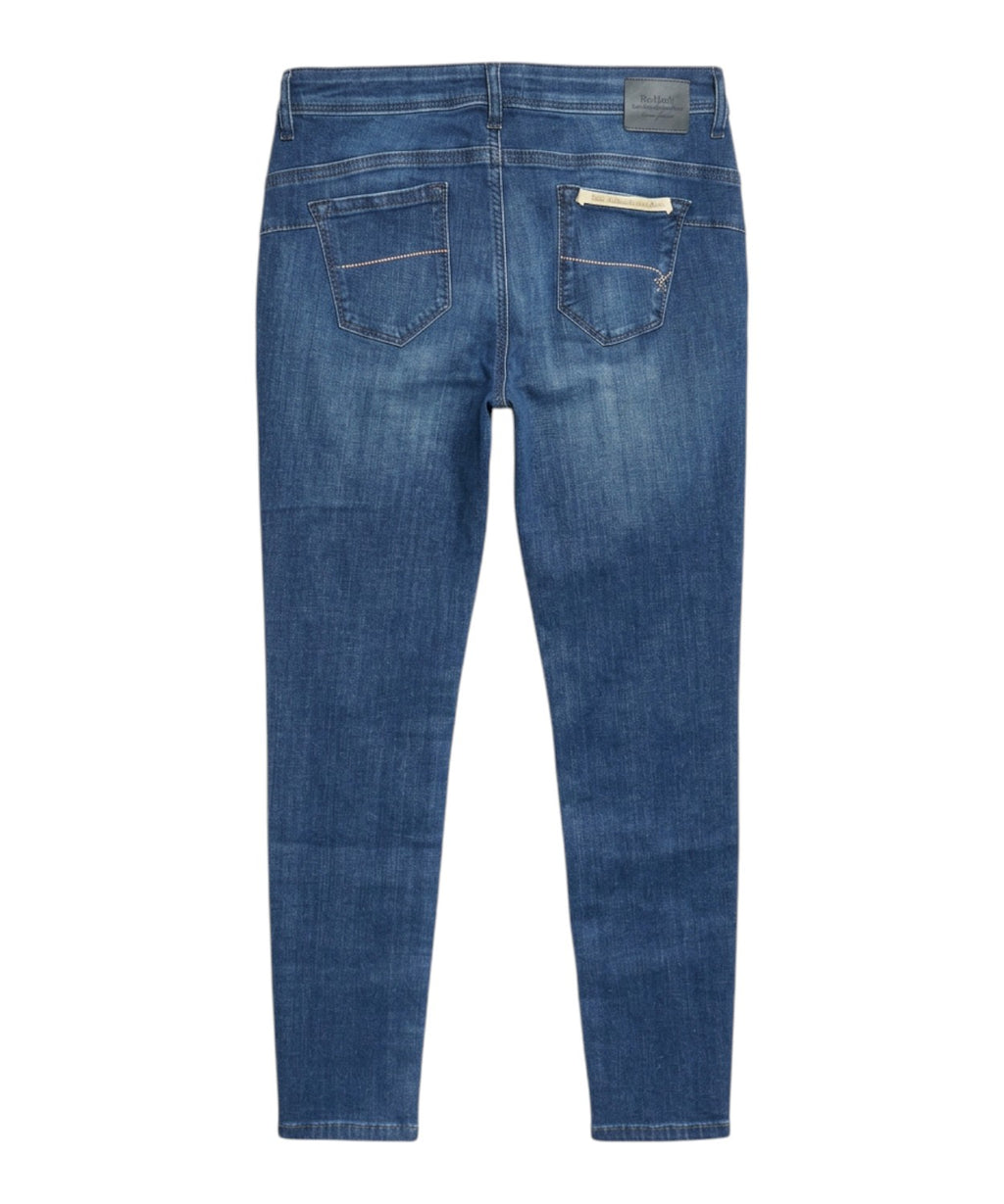 Jeansy damskie Re Hash slim fit z denimu stretch