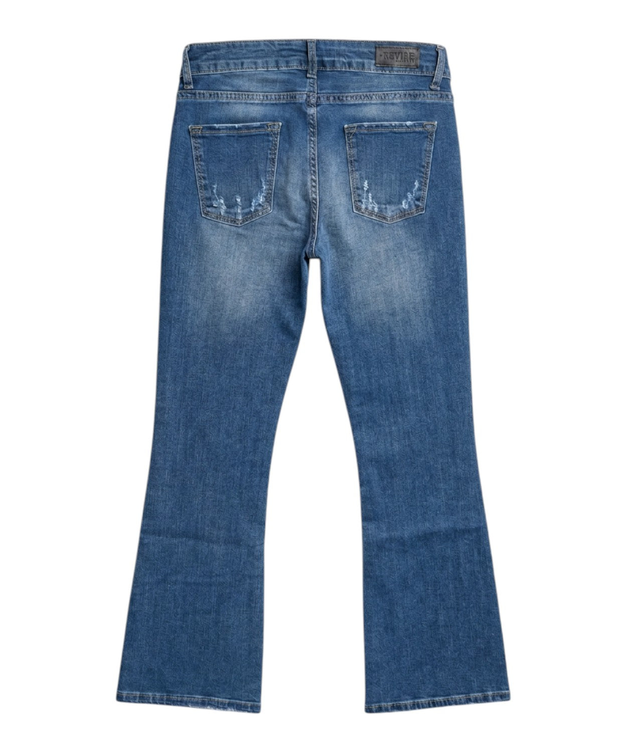 Jeans donna a zampa in denim - stile e versatilità