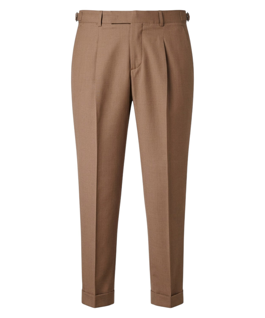 Pantalone Uomo in Lana Stretch con Pinces