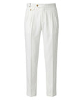 Men's White Tailored Trousers