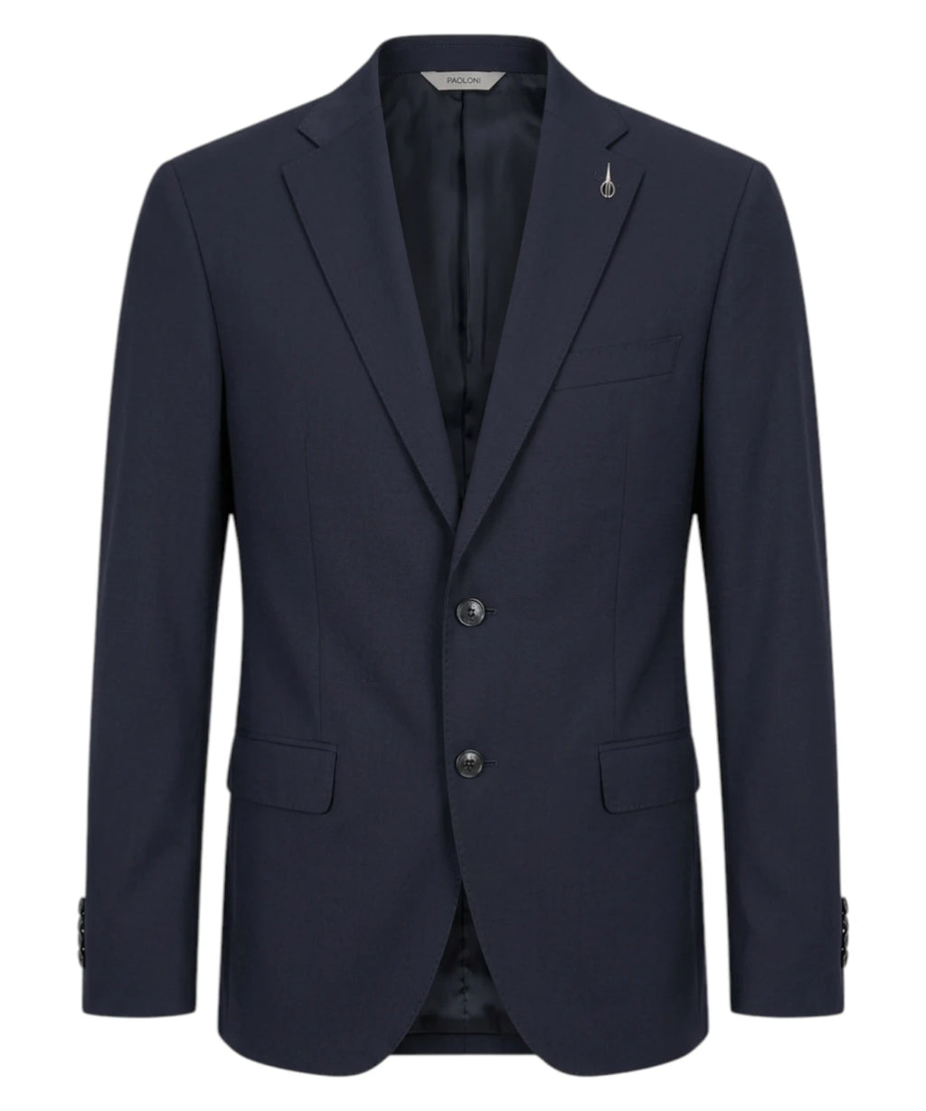 Abito Uomo Blu Tre Pezzi con Panciotto Elegante