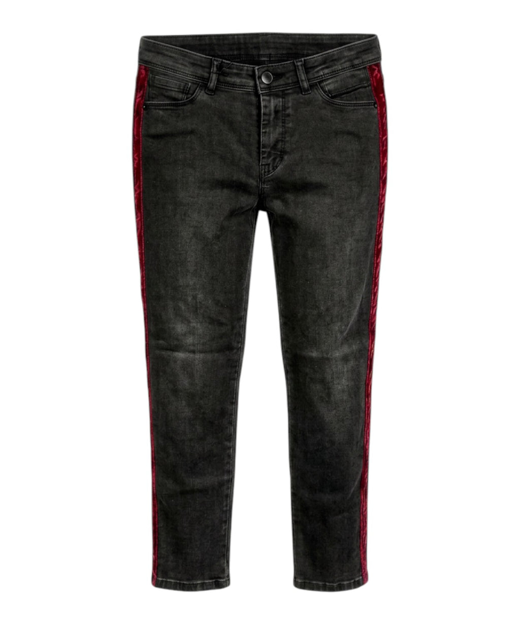 Women's Rehash jeans in stretch denim with side stripe