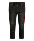 Women's Rehash jeans in stretch denim with side stripe