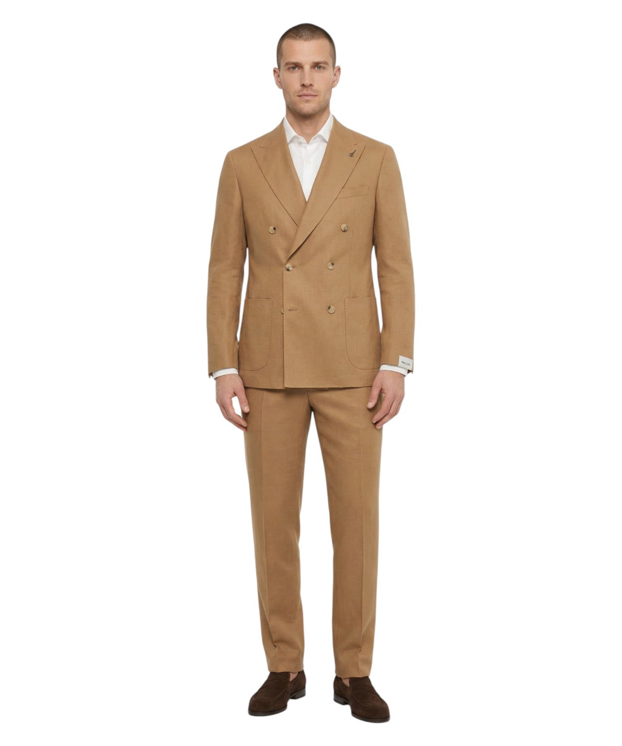 Giacca Doppiopetto Paoloni in Lana Vergine