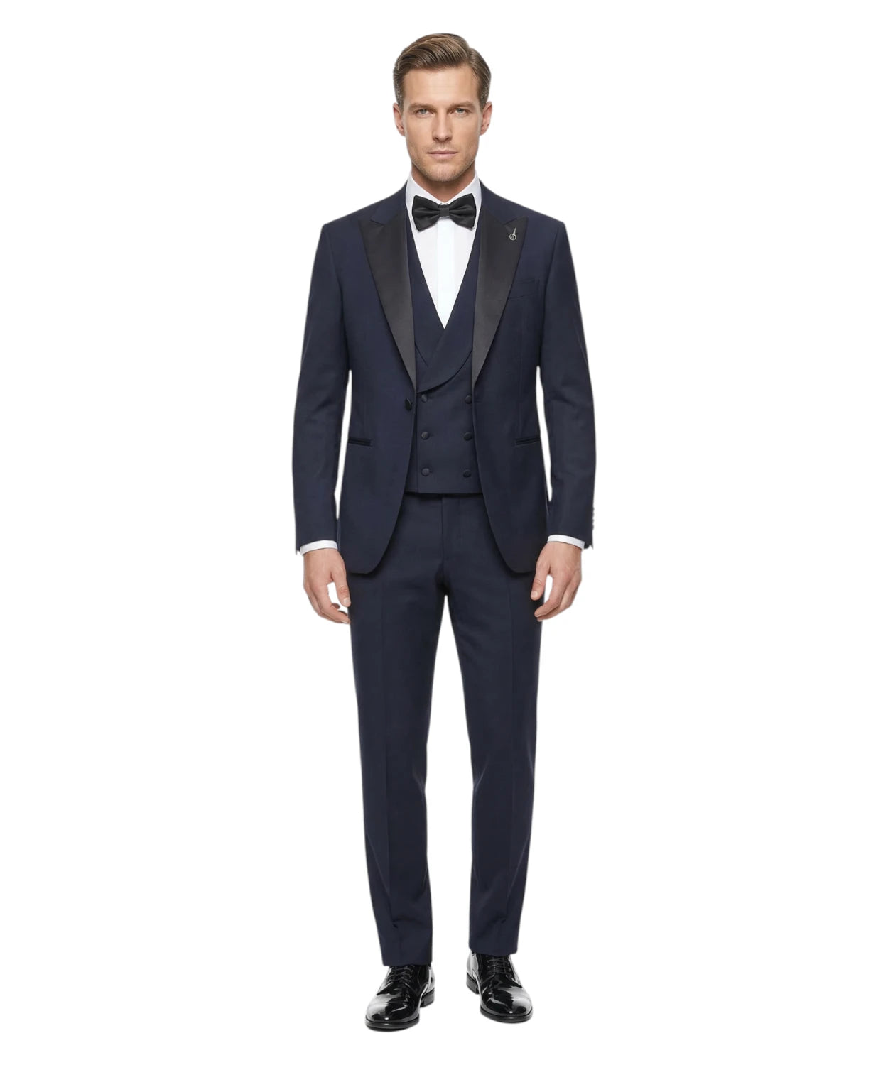 Abito Uomo Tre Pezzi Blu con Panciotto Elegante