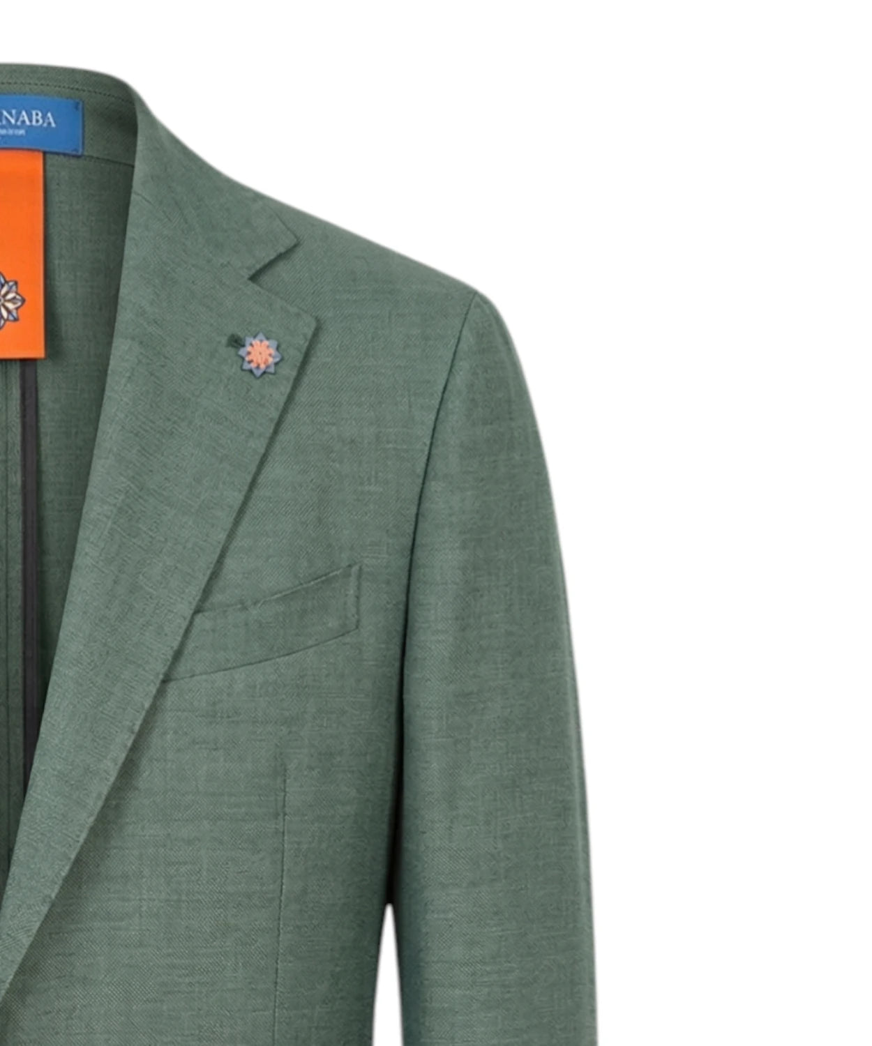 Abito Verde Modello Arno Slim Fit per Uomo