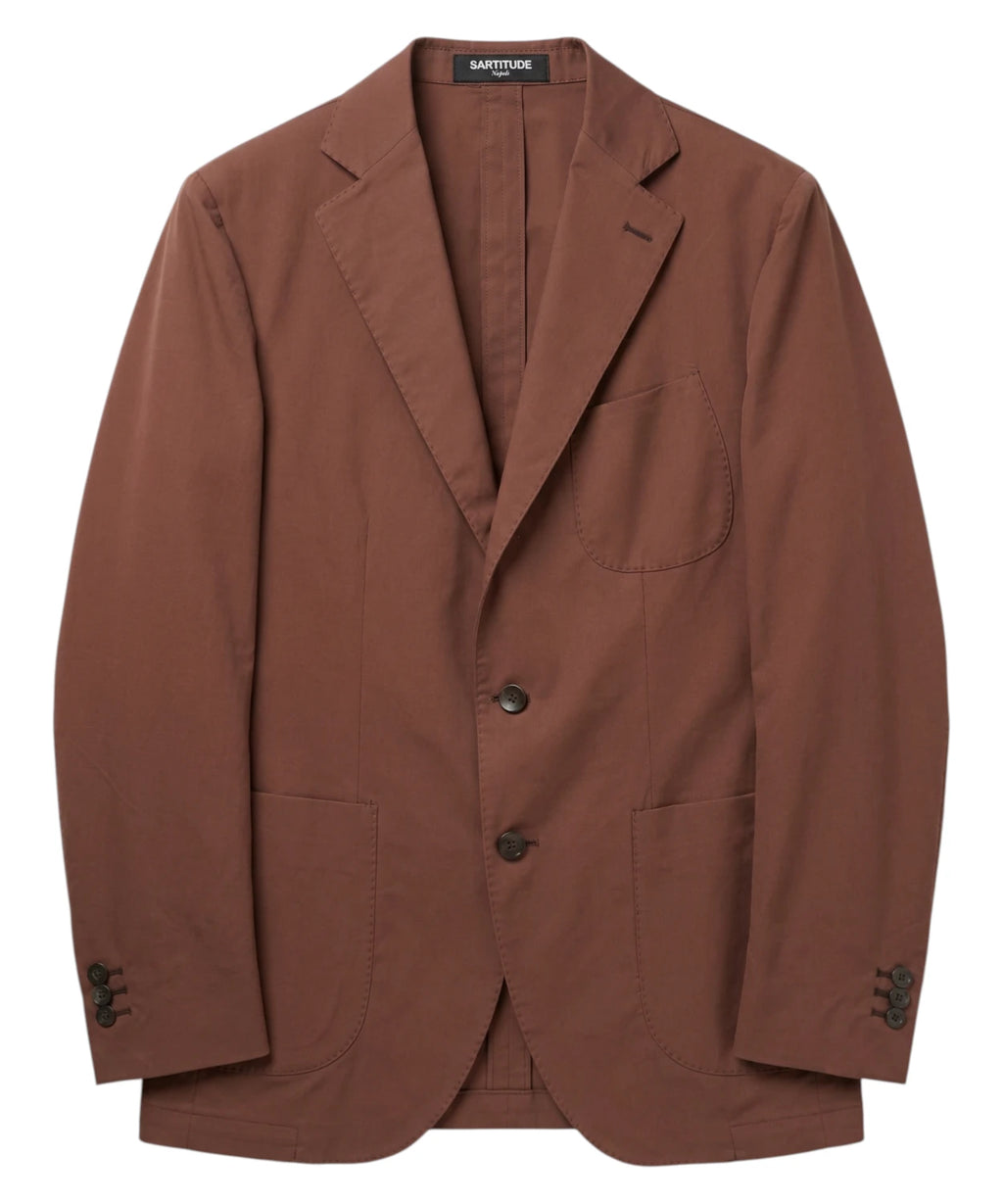 Herenjurk Bruin met Trekkoord - Sartitude Napoli
