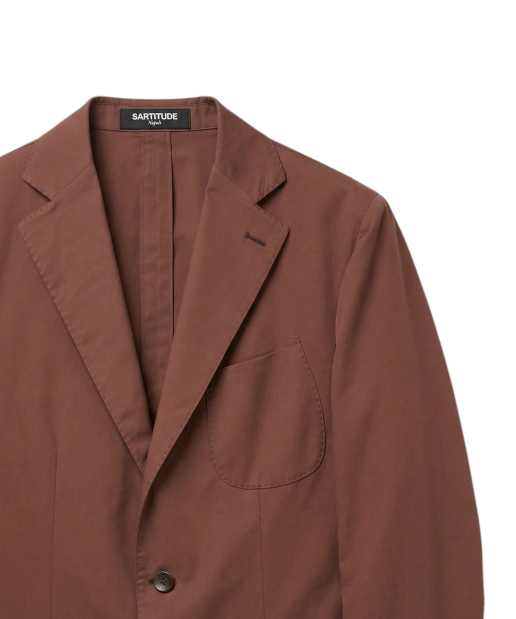 Herenjurk Bruin met Trekkoord - Sartitude Napoli