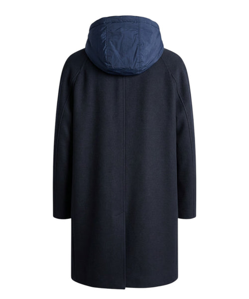 Manuel Ritz Men's Wool Hooded Coat