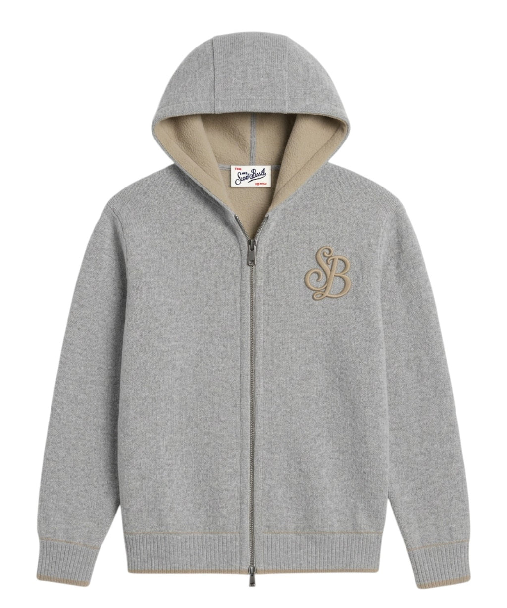 MC2 Saint Barth Legacy Kapuzenpullover mit Reißverschluss aus Strick