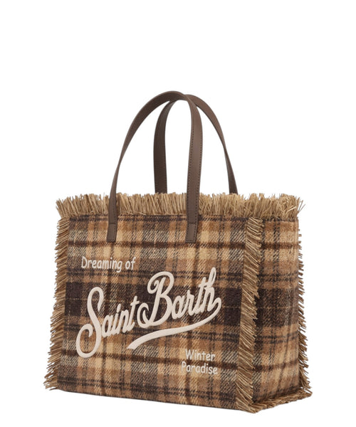 Borsa Colette in Lana Tartan con Tracolla