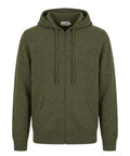 Notting sweater van puur lamswol met capuchon en rits