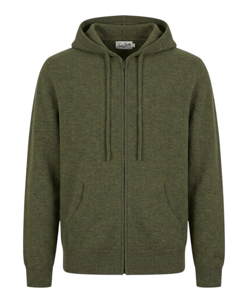 Notting Kapuzenpullover aus reiner Lammwolle mit Reißverschluss