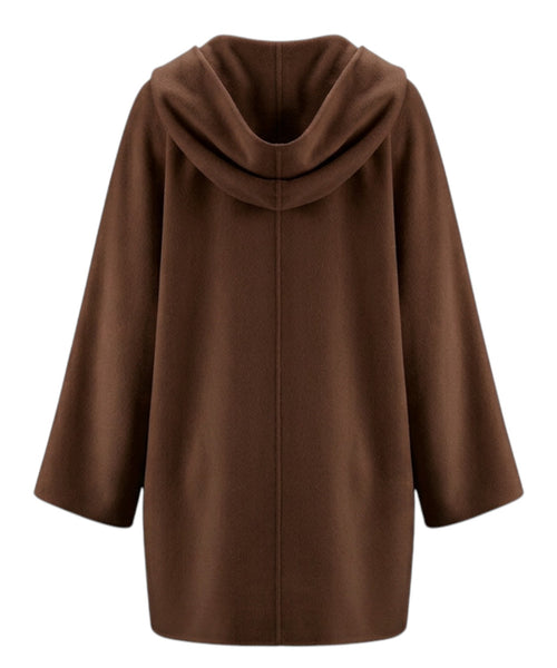Cappotto donna Landa in Panno di Lana con Cappuccio