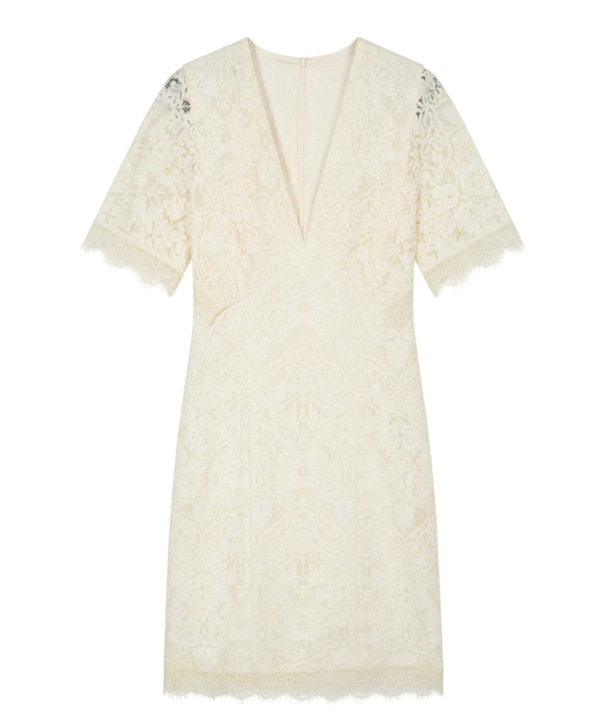 Abito Twinset Pizzo con Scollo a V Elegante