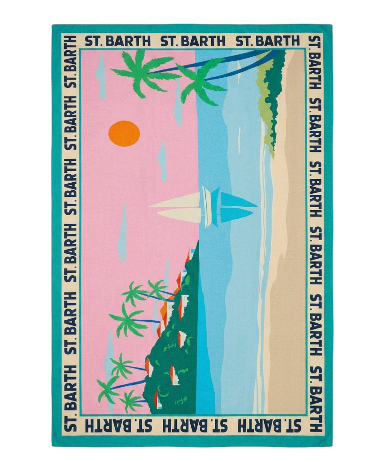 Pareo Seta Tahiti MC2 Saint Barth für Strandaccessoires