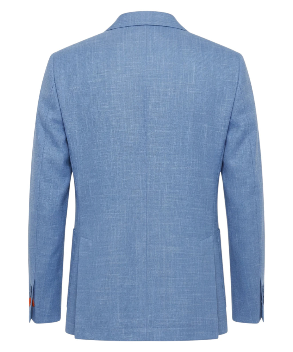 Giacca Doppiopetto Uomo Azzurra Bharnaba Slim Fit