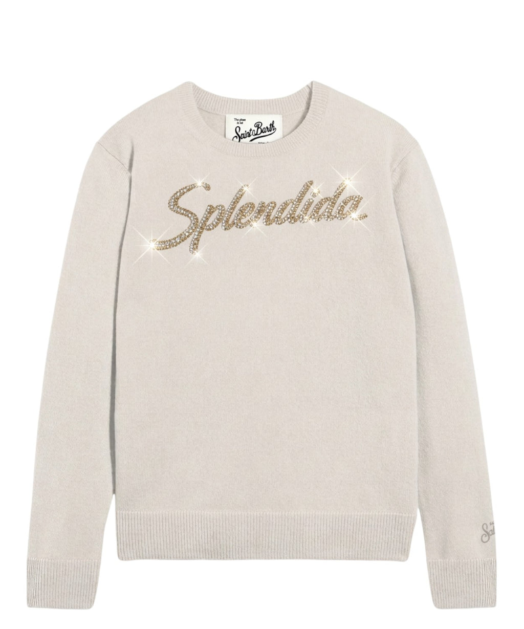 Maglione Alpaca New Queen Strass SPLENDIDA
