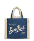 Borsa Colette Shearling in Denim