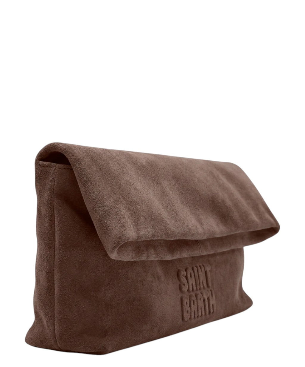 Borsa Suede Maxi Pouch
