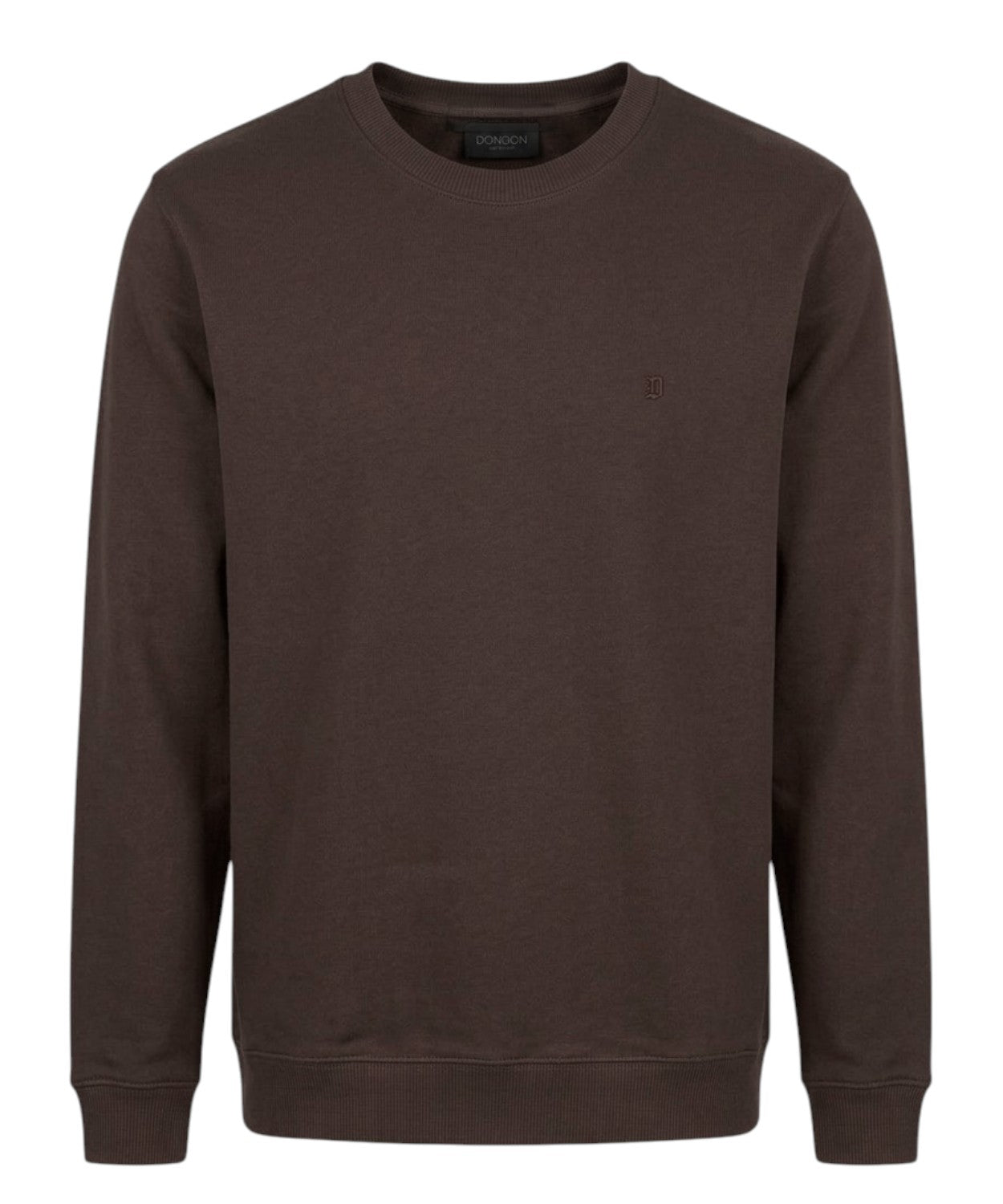 Felpa Uomo Dondup Regular Fit con Logo Ricamato