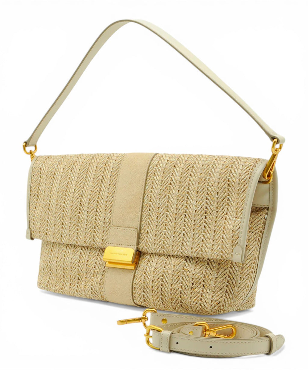 Dámská kabelka Gianni Chiarini Marigold z pletené slámy